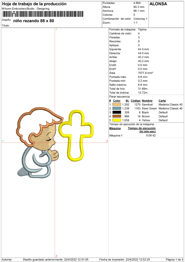 Niño rezando - Imagen 3