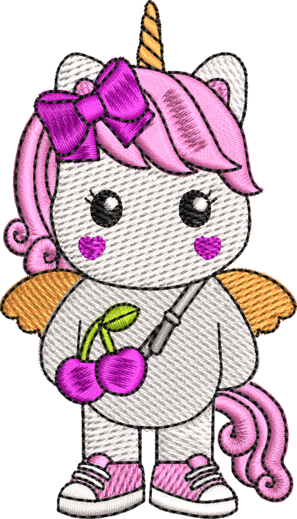 Unicornio con moño