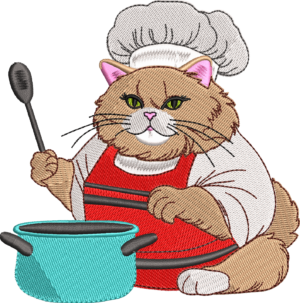 Gato cocinero