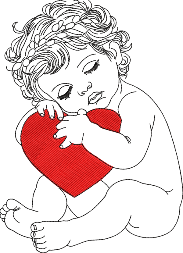 Angel con corazón