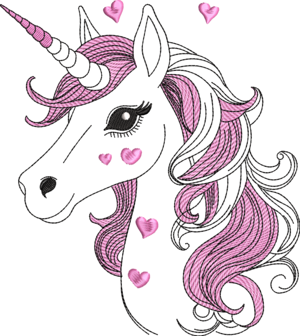 Cabeza de unicornio
