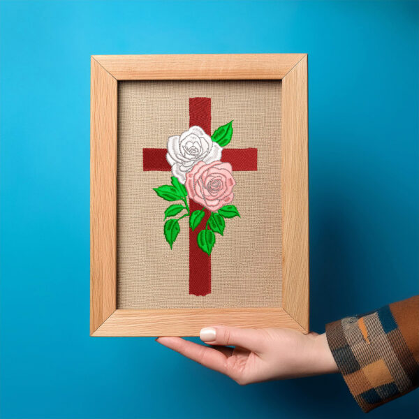 Cruz con rosas - Imagen 5