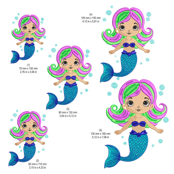 Sirena con burbujas - Imagen 2