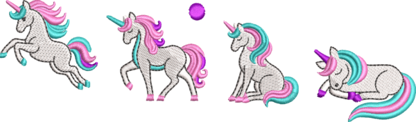 Guarda 4 unicornios