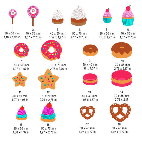 Colección dulces y postres - Imagen 2