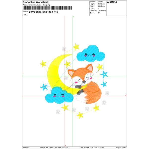 Zorro durmiendo en la luna - Imagen 9