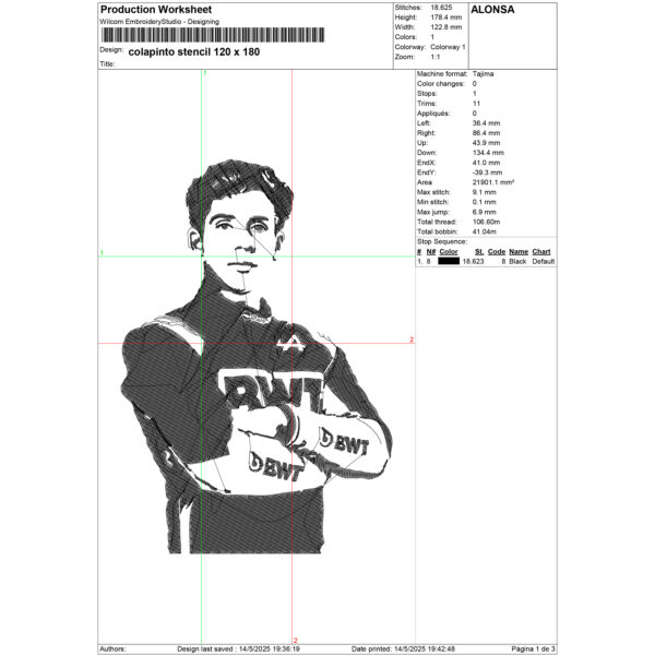 Colapinto (estilo stencil) - Imagen 9