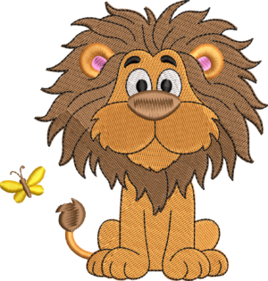 León despeinado