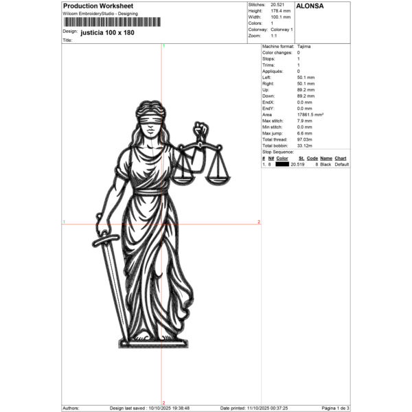 Dama de la Justicia - Imagen 8