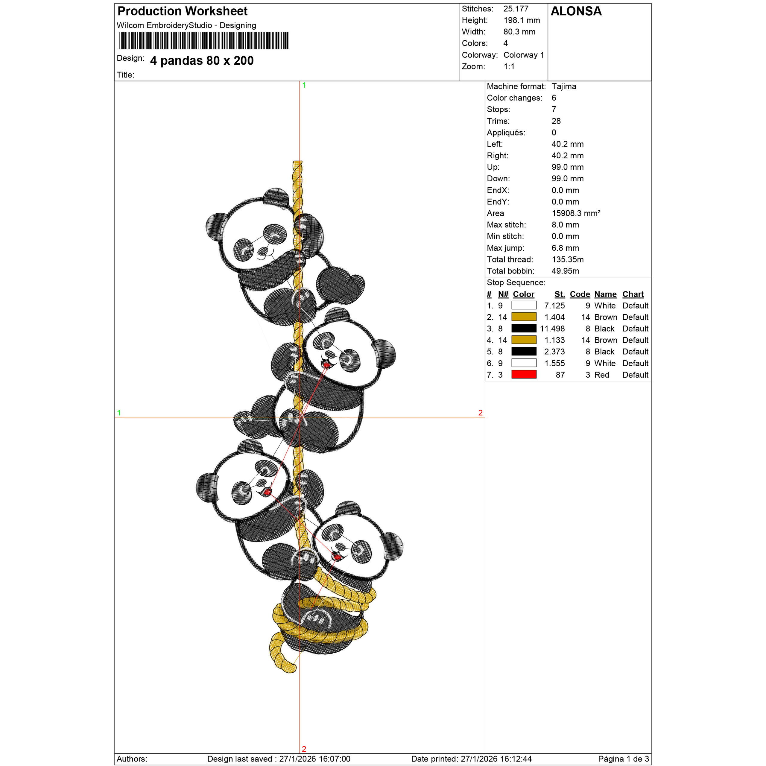 Pandas Verticales - Imagen 2