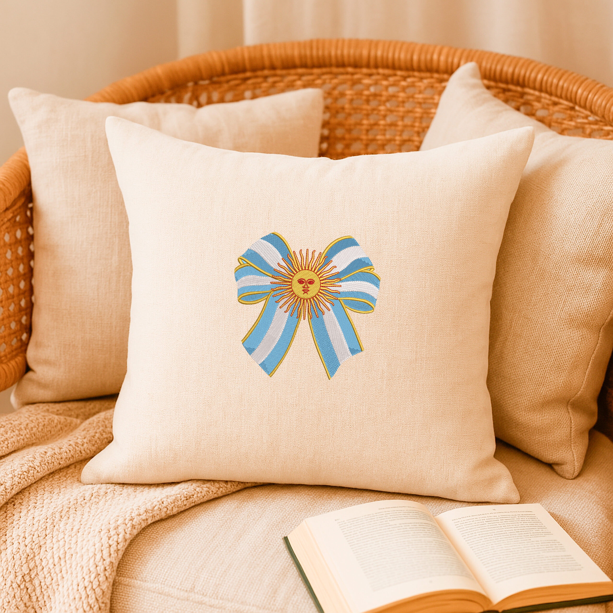 Moño Argentino con Sol de Mayo - Imagen 5