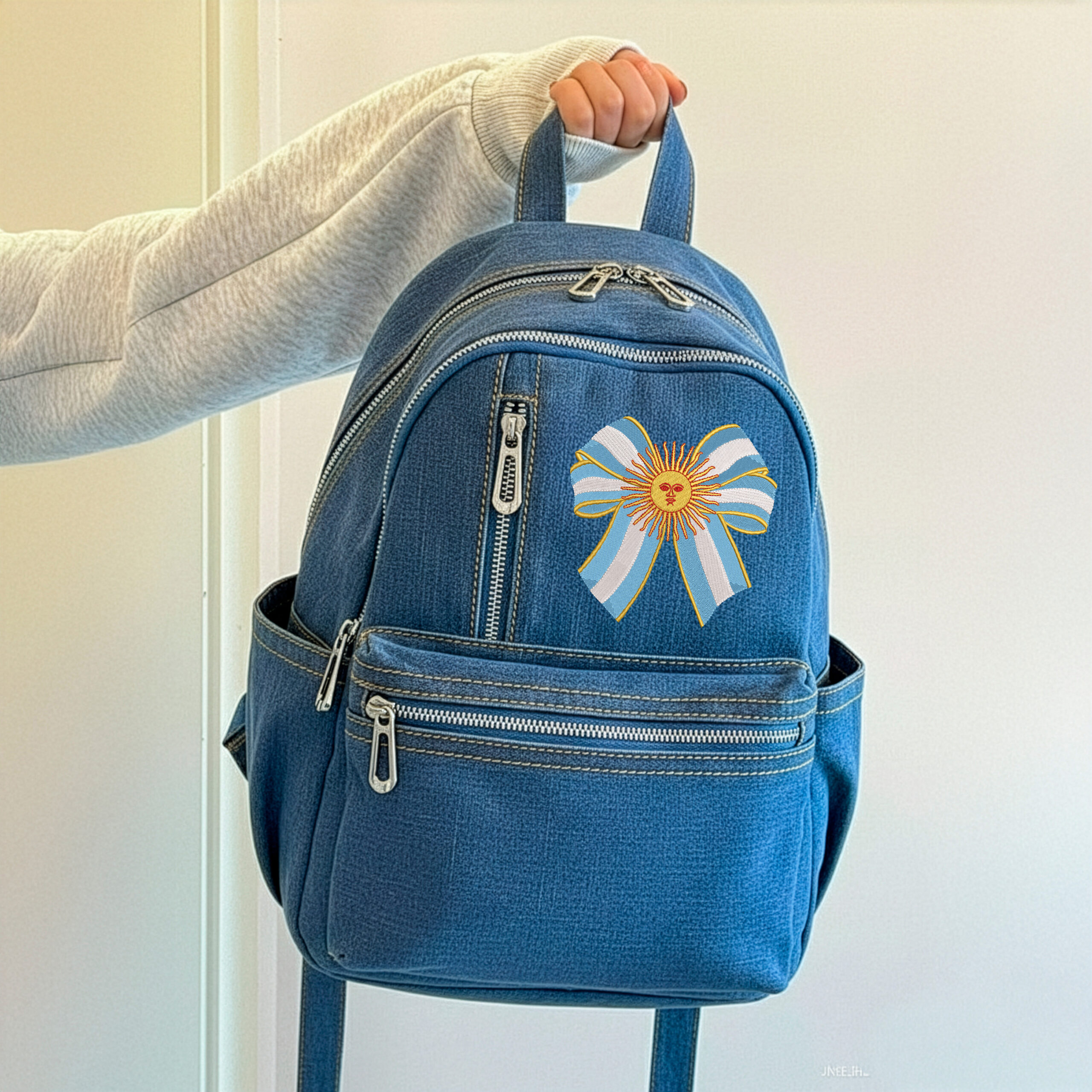 Moño Argentino con Sol de Mayo - Imagen 4