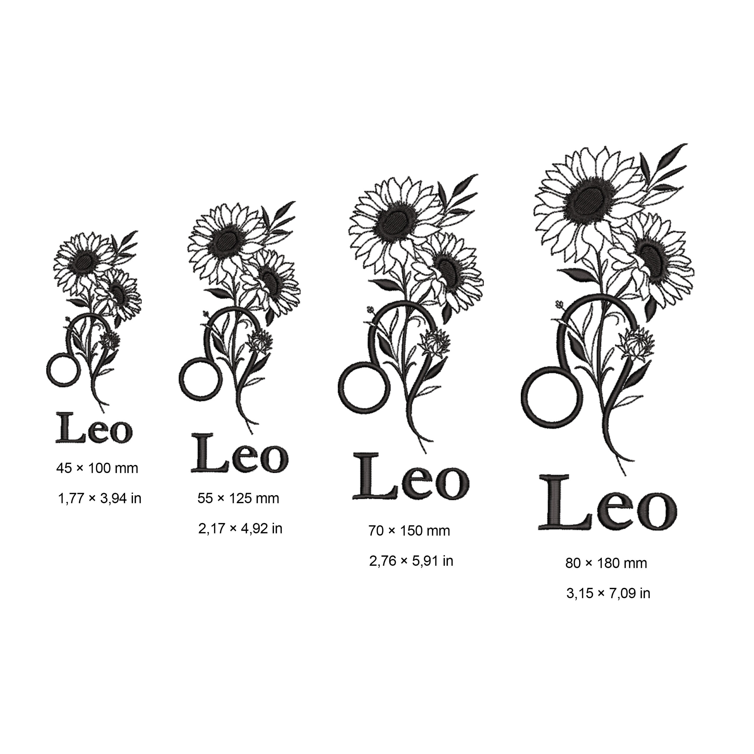 Signo Leo Floral - Imagen 2