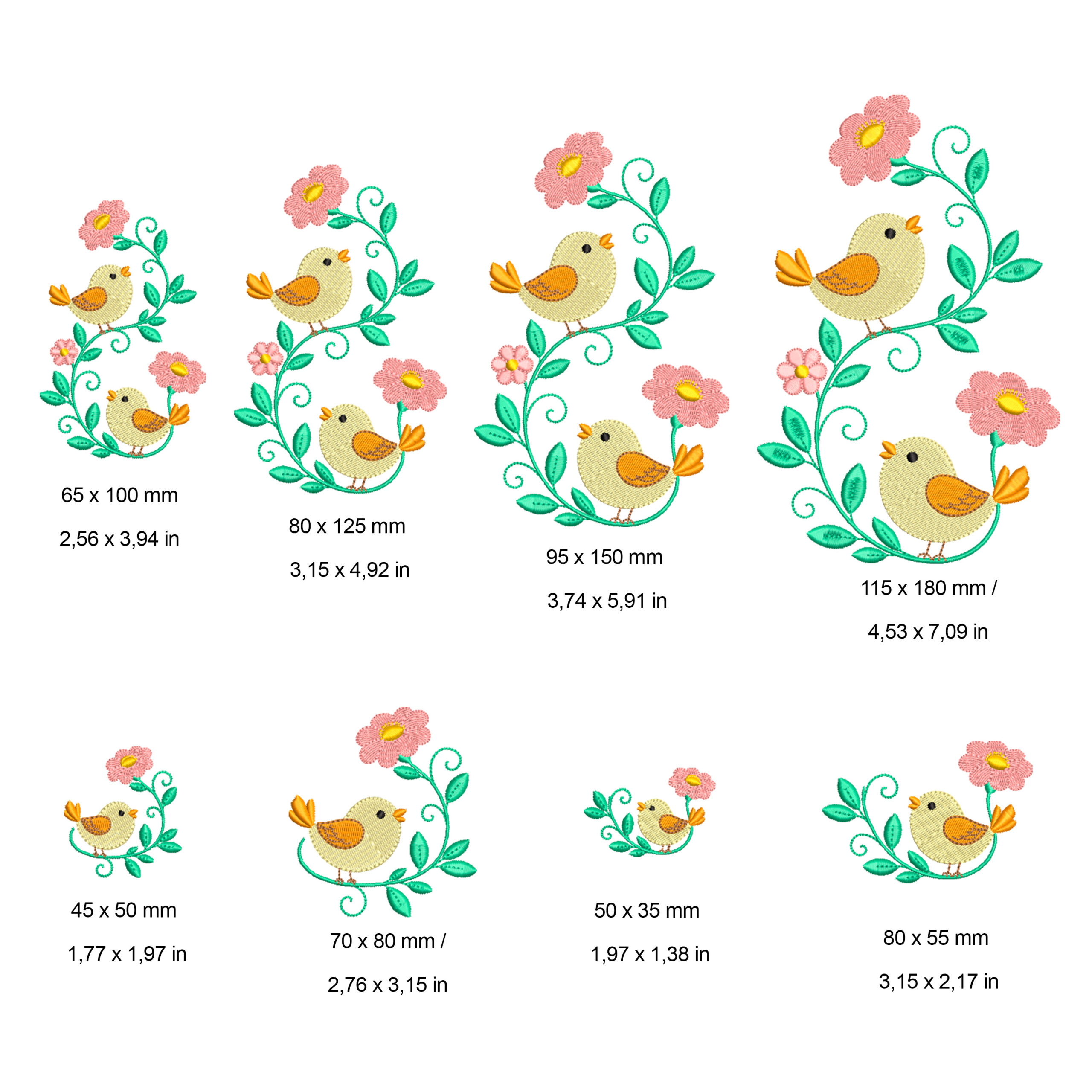 Rama con Pajaritos - Imagen 2