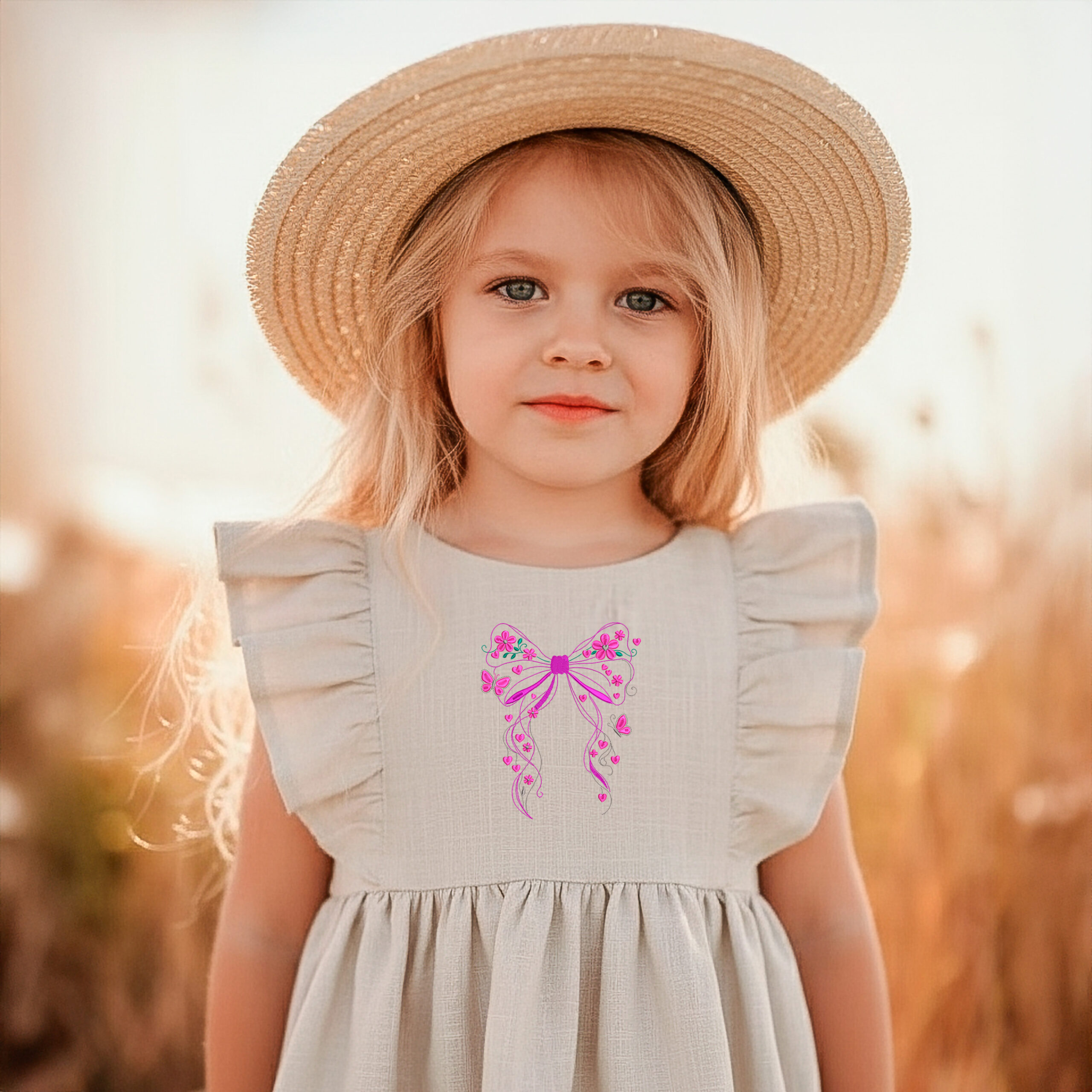 Moño Coquette estilo doodle art - Imagen 7