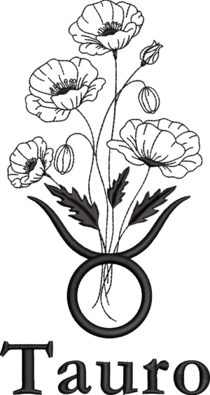 Signo Tauro Floral