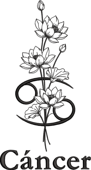 Signo Cáncer Floral