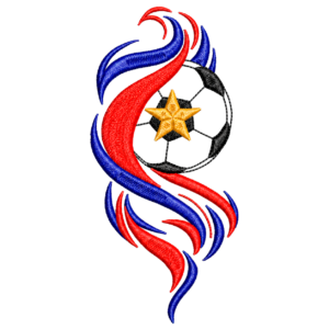Pelota de fútbol con estrella