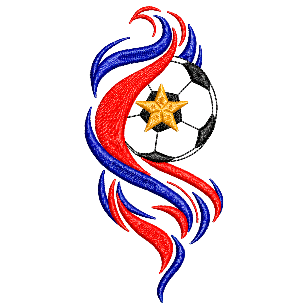 Pelota de fútbol con estrella