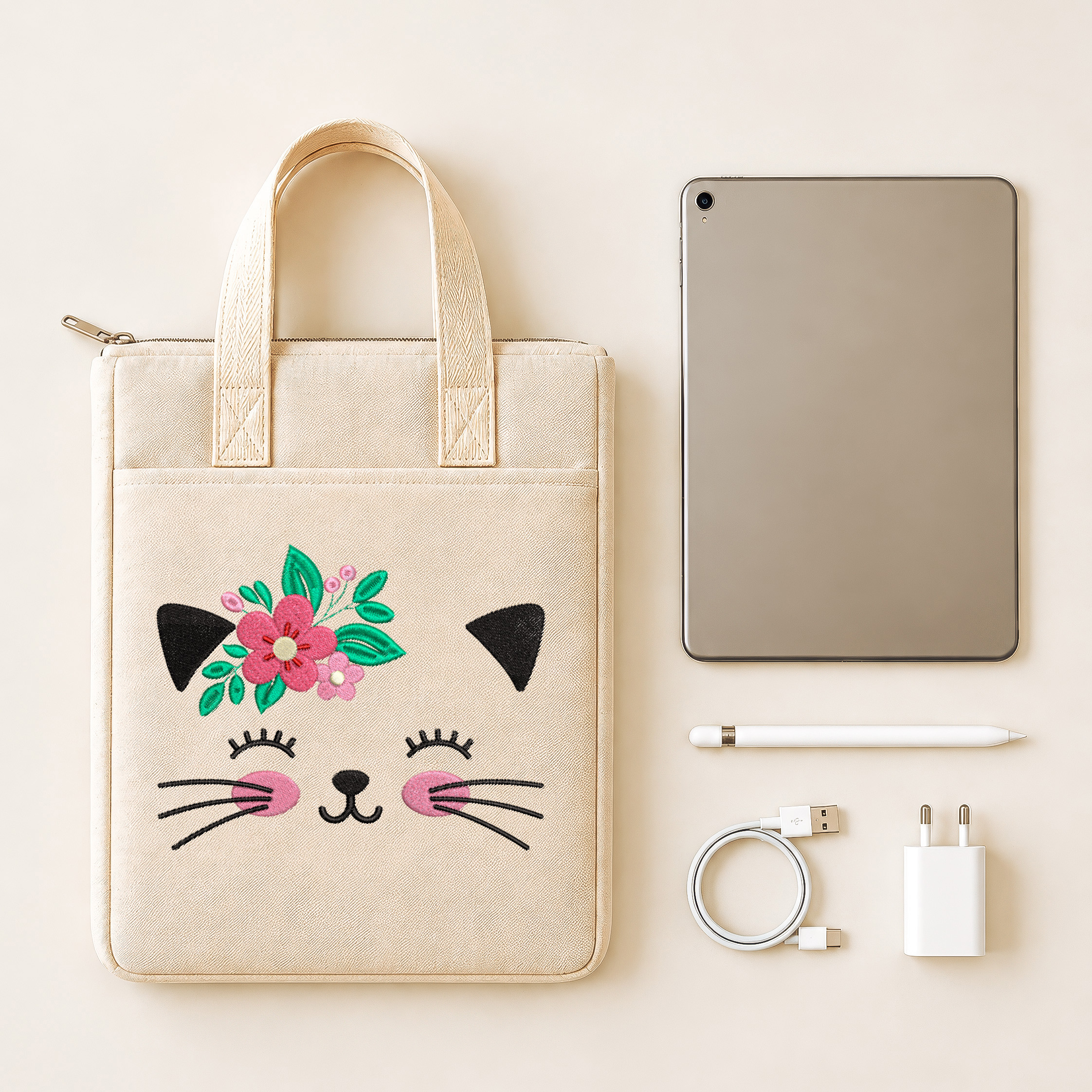 Gatita con Flores - Imagen 8