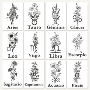 Colección Signos del Zodíaco Botánicos